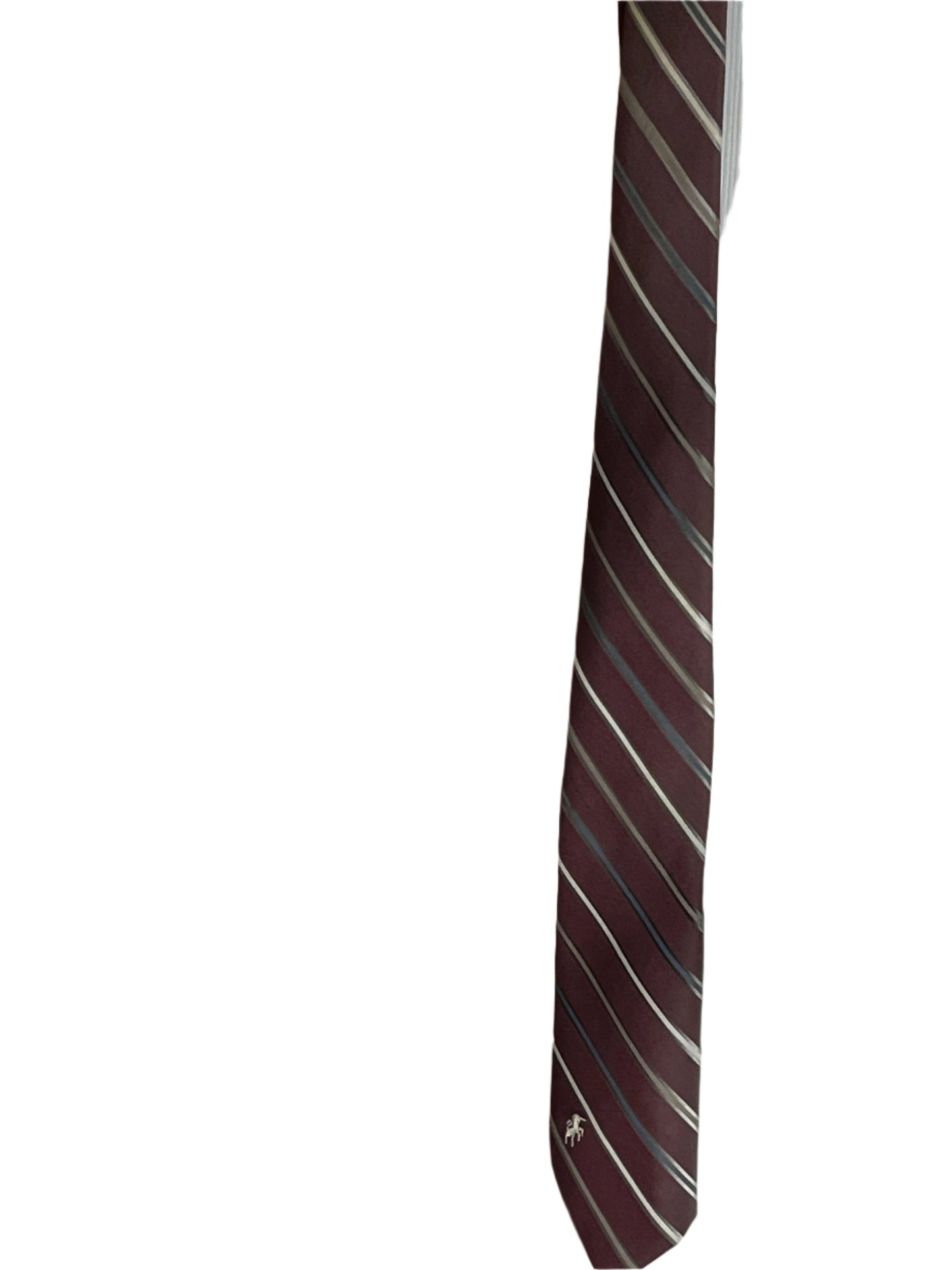 Bronzini Men’s Brown Striped Tie