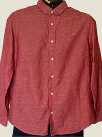 Banana Republic (Large) Men’s Red Buttoned Up Shirt