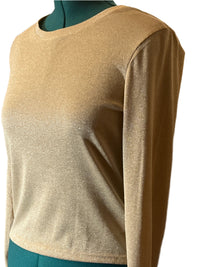 Shimmery (Gold) Color- beautiful Gap (Size L) Pull Over Shirt