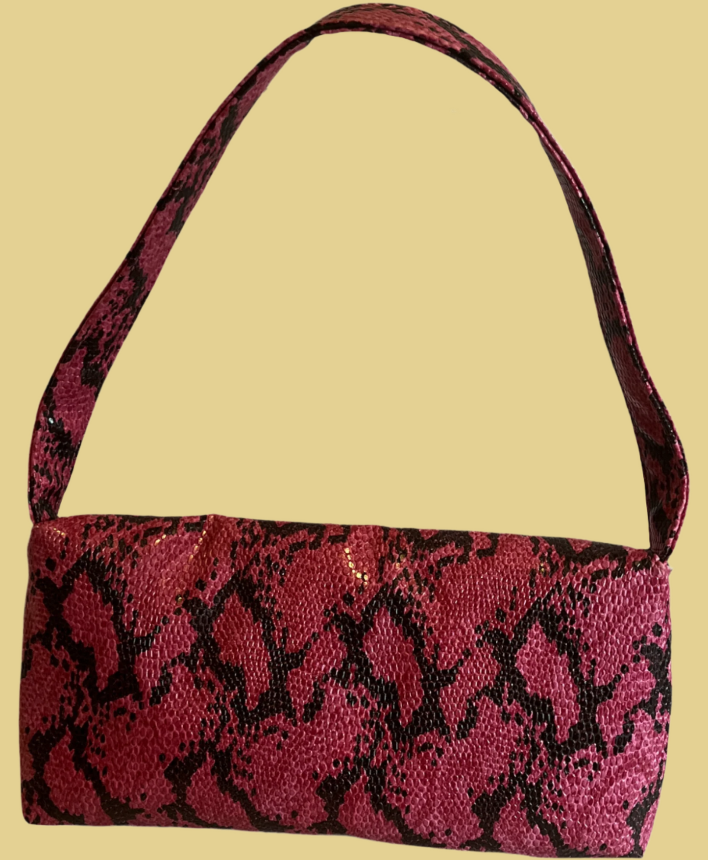 Steve Madden Madden Pink Leather print Over shoulder bag