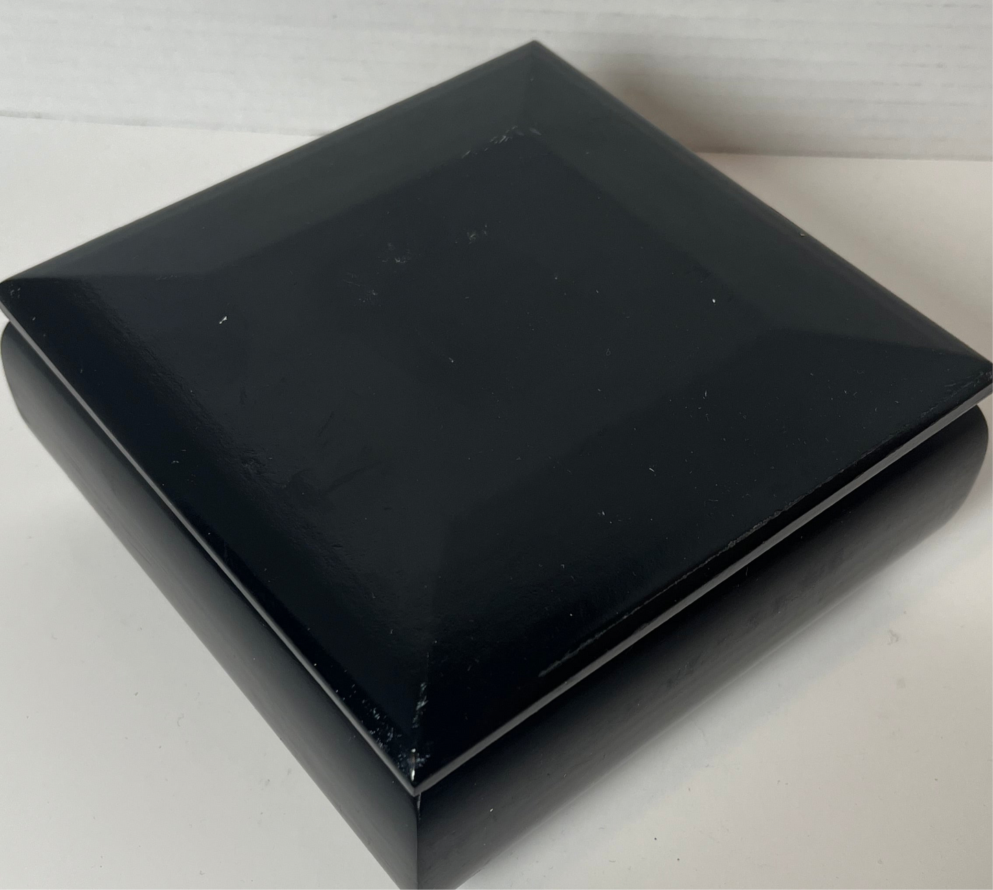 Black wood Small Storage Box