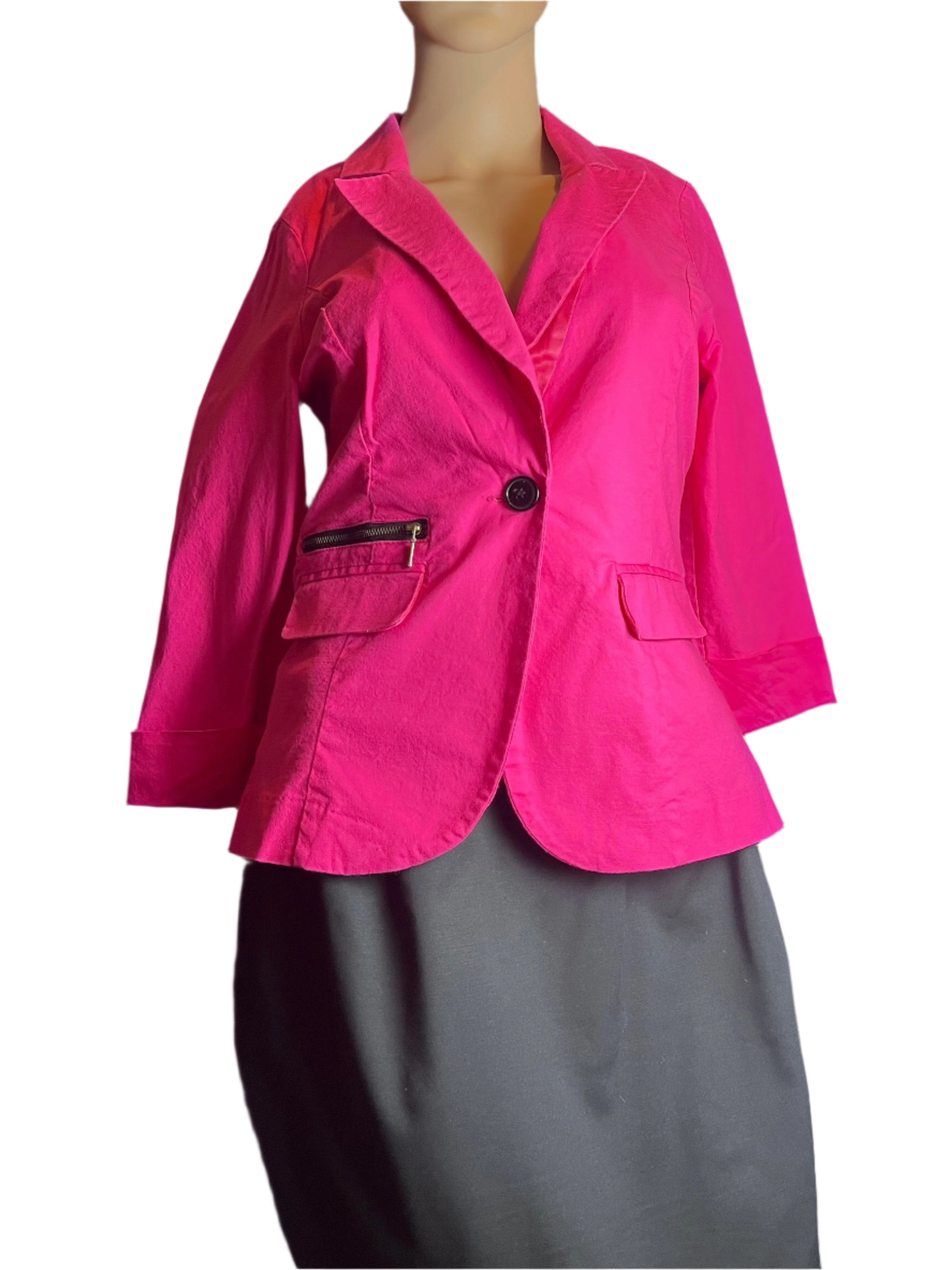 Charlotte russe pink jacket hotsell