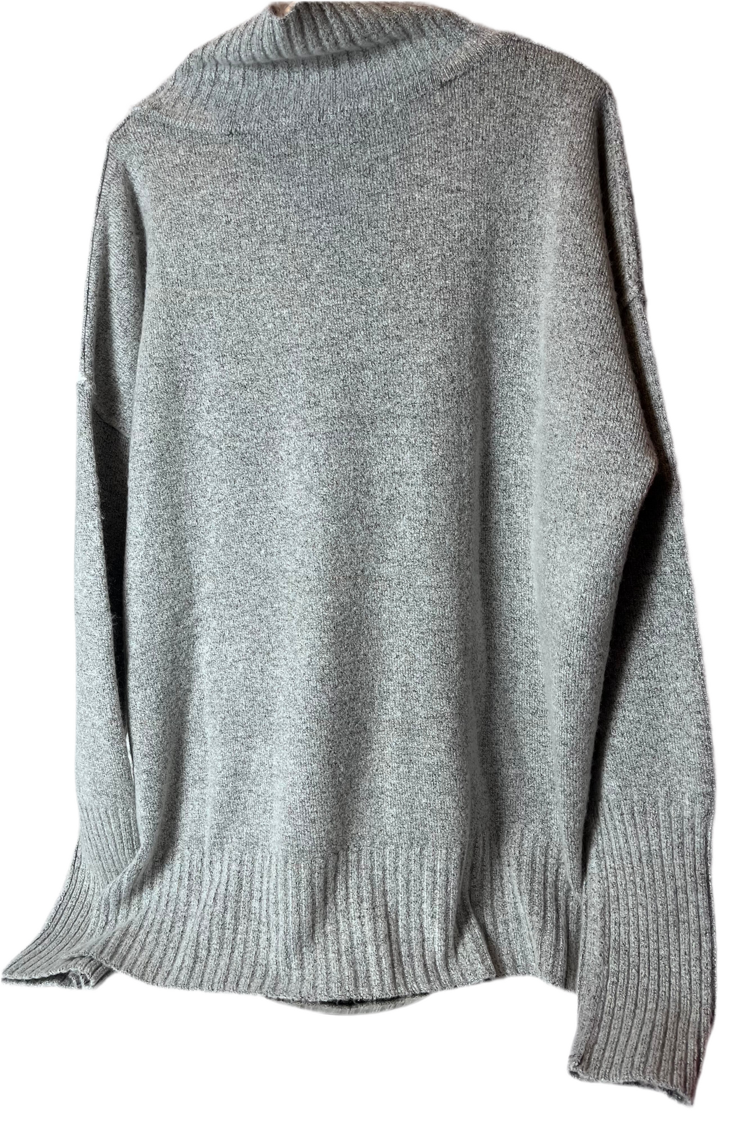 Pull gris chaud, confortable, doux et magnifique (taille Large)