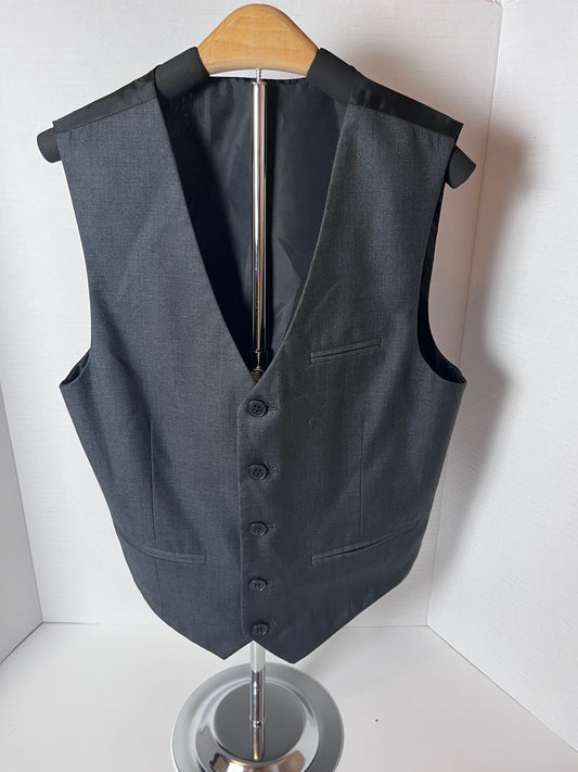 M&S boy's gray suit buttoned vest (9-10 yrs old)