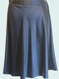 A New Day beautiful Navy Blue Soft Fit and Flare Skirt(size small)