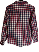 Cherokee (size L) Red Plaid buttoned shirt(long sleeves)--(NEW)