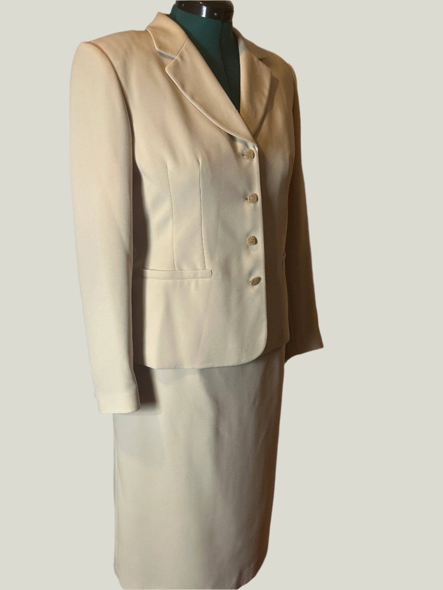 John Meyer Beige Skirt Suit(size 12)