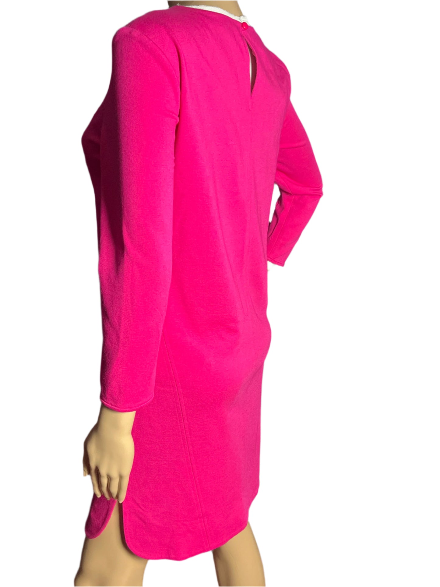 Tibi NY Pink Pencil Style Long Sleeves Dress (Size Small)