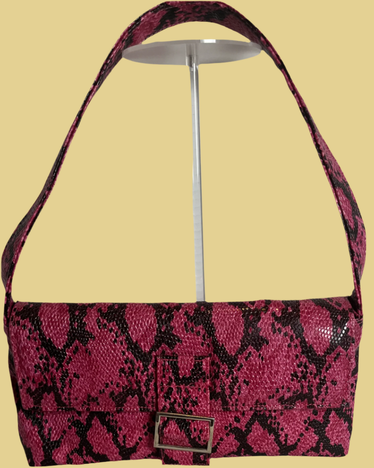 Steve Madden Madden Pink Leather print Over shoulder bag