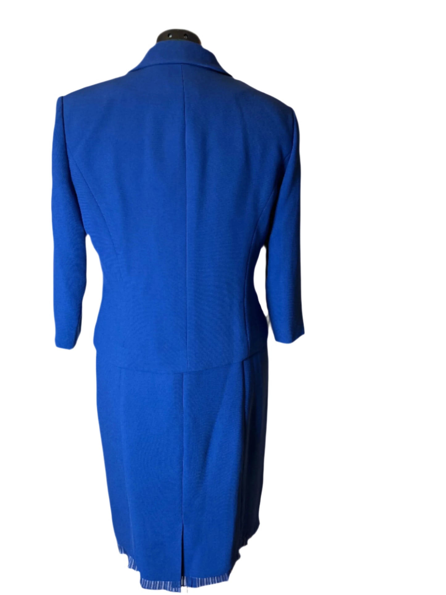 Due per Due Veste- Royal Blue Dress Suit set(Size 12)