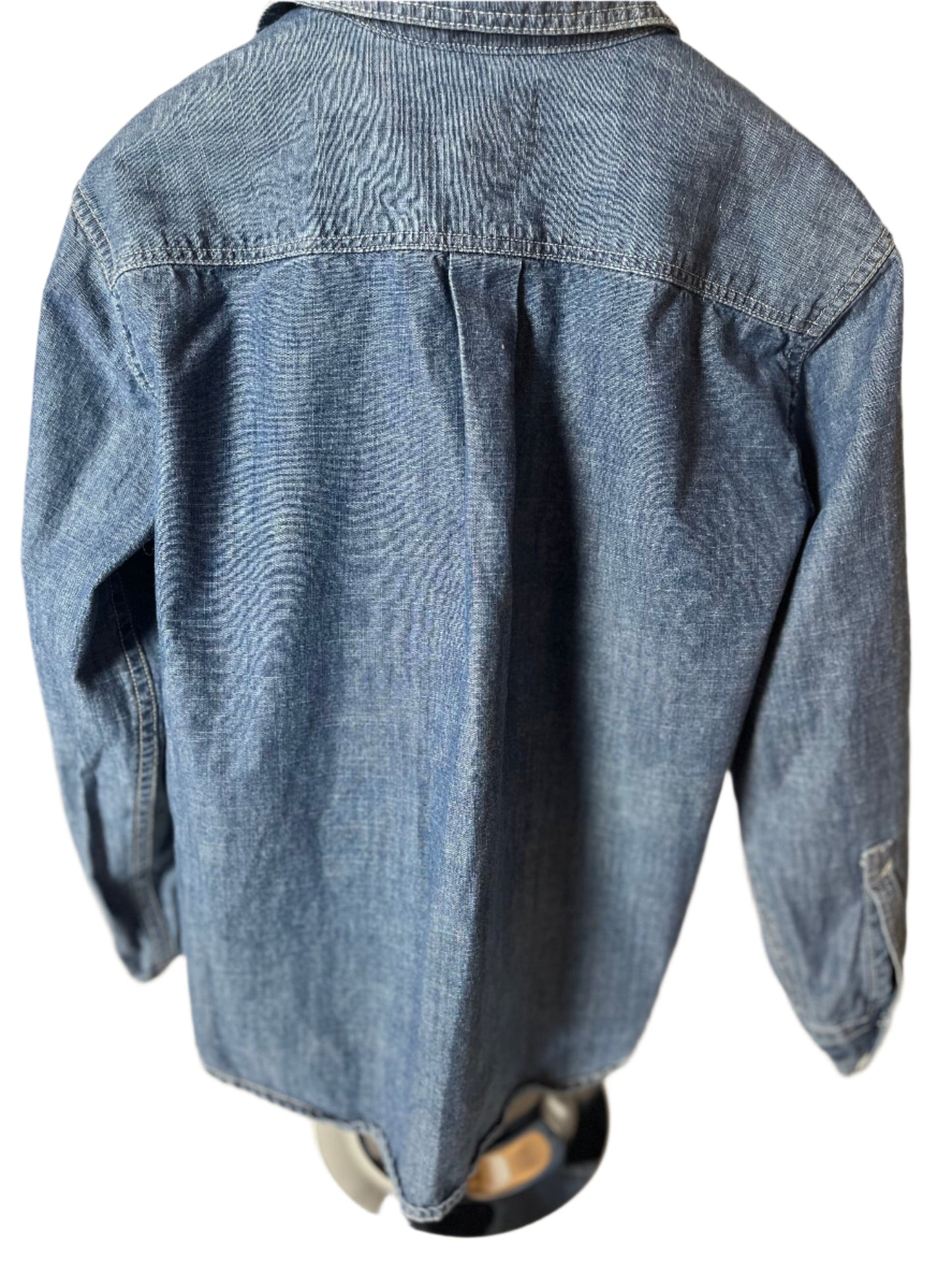 Lands’ End Jean style long sleeves shirt (small)