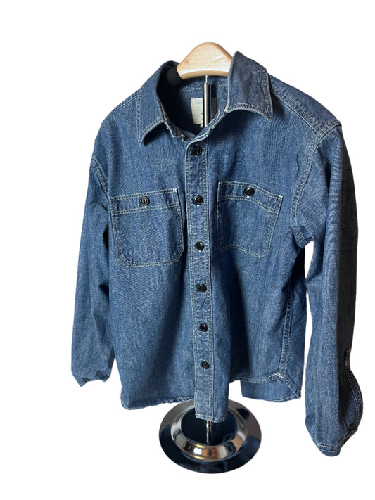 Lands’ End Jean style long sleeves shirt (small)