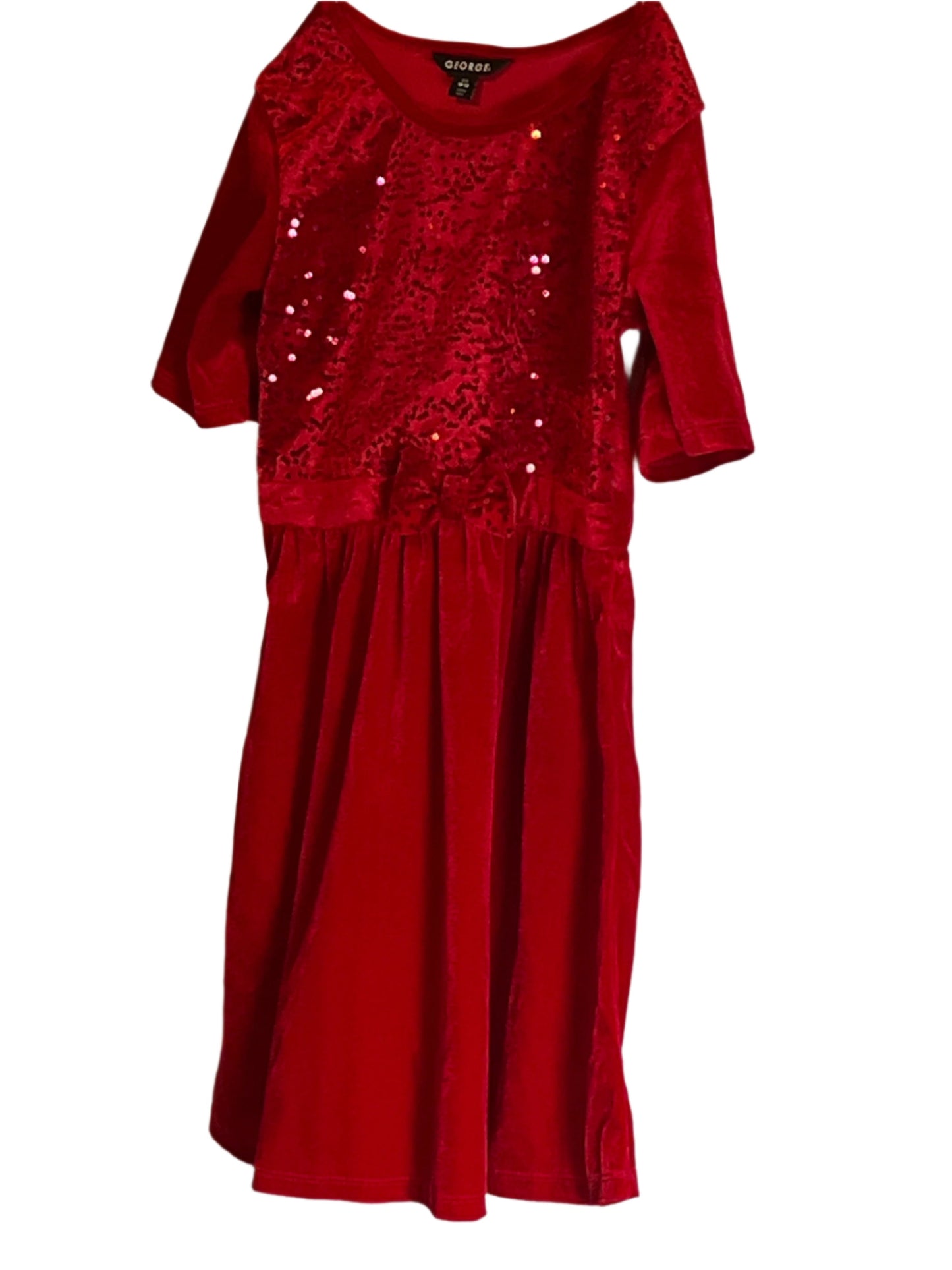 Classic Red beautiful girl’s A line dress (Size 10-12)