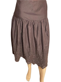 Inc International Concept Gathered Style Brown Skirt (size 22w)