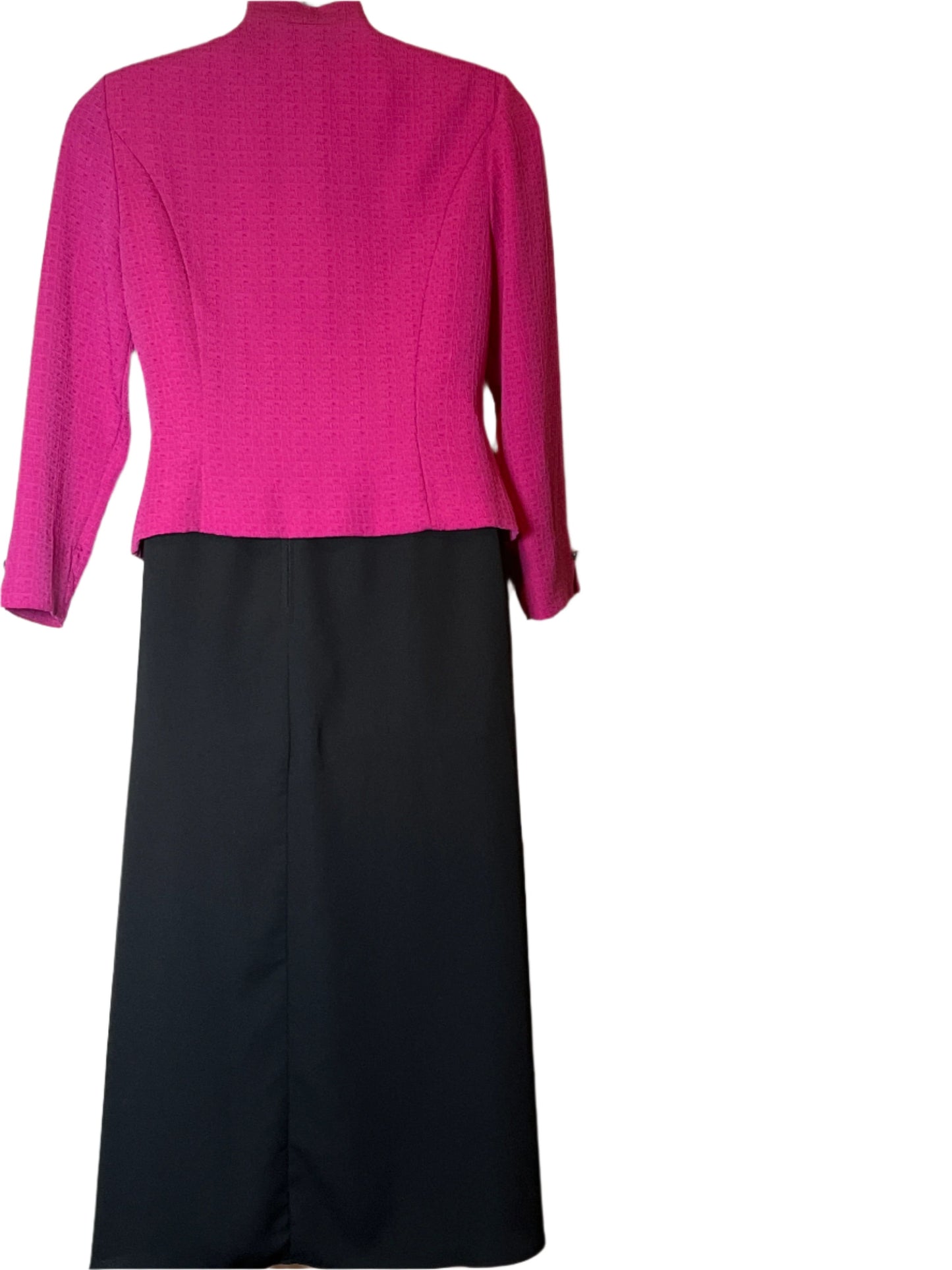 Positive Attitude 2 Piece Pink Skirt Suit Set. Stylish/Modest with A line Skirt Style