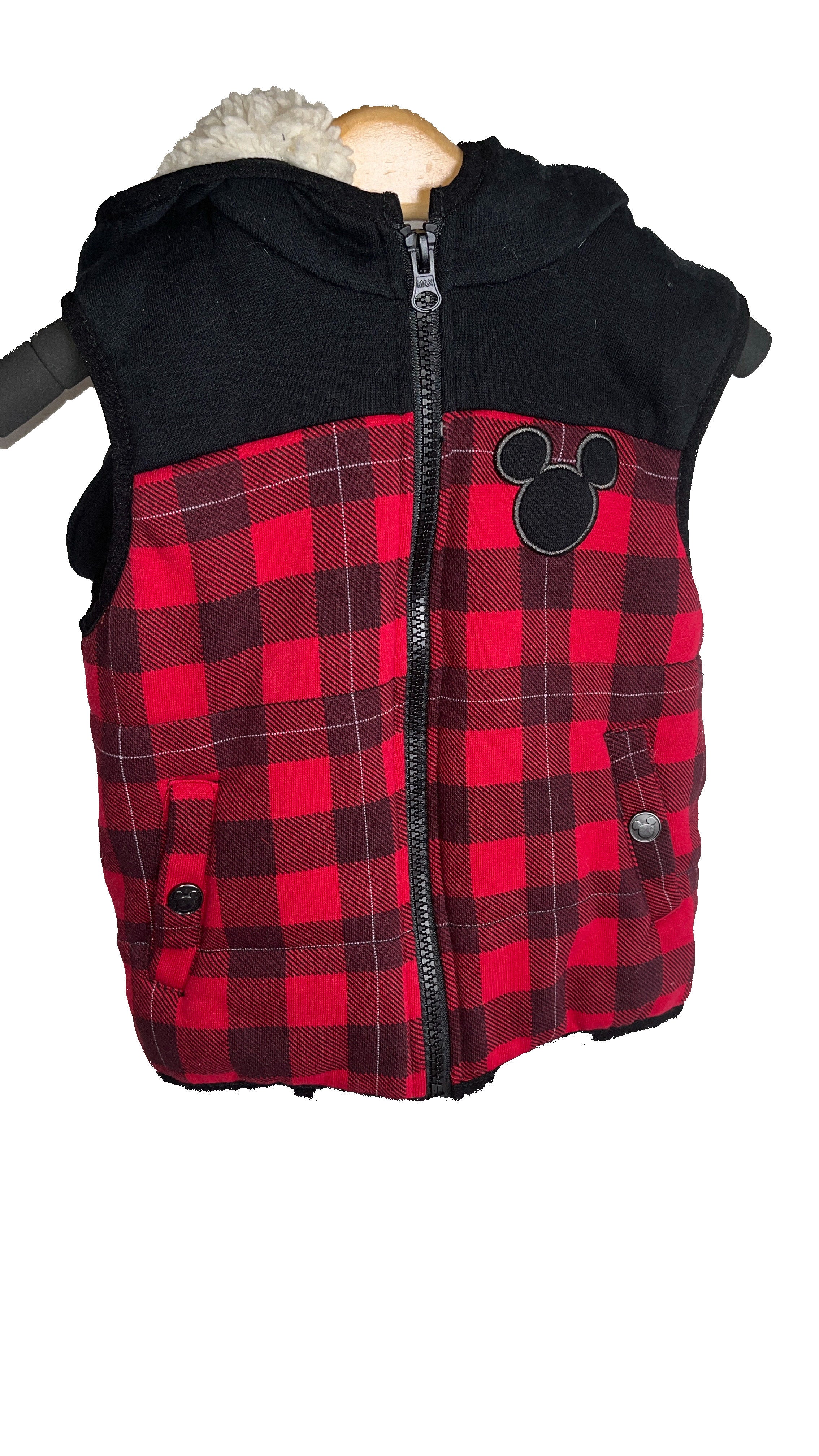 Disney Jr Boy’s Red Insulated Vest (3T)