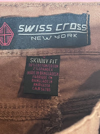 Boy's Brown pockets' Jeans by Swiss Cross(size 8)