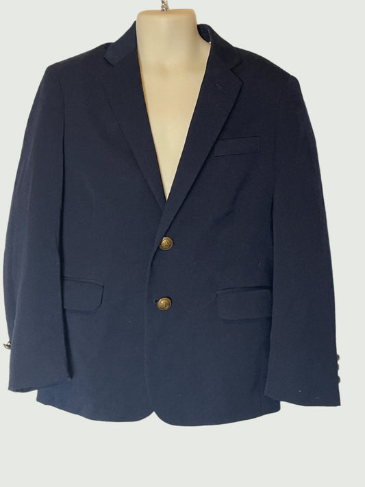 Tommy Hillfiger Dark Blue Boys 2 buttoned suit jacket(size 7)-formal wear