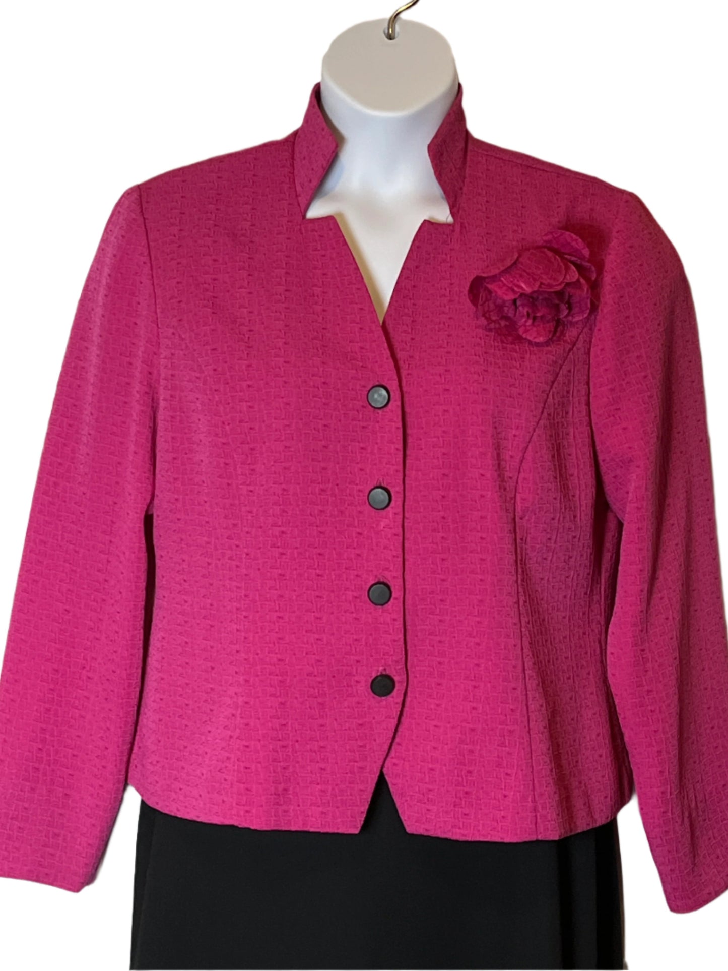 Positive Attitude 2 Piece Pink Skirt Suit Set. Stylish/Modest with A line Skirt Style