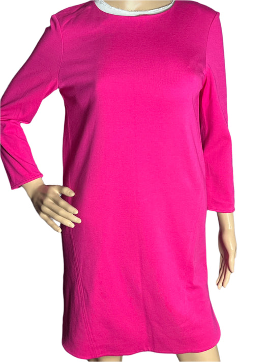 Tibi NY Pink Pencil Style Long Sleeves Dress (Size Small)