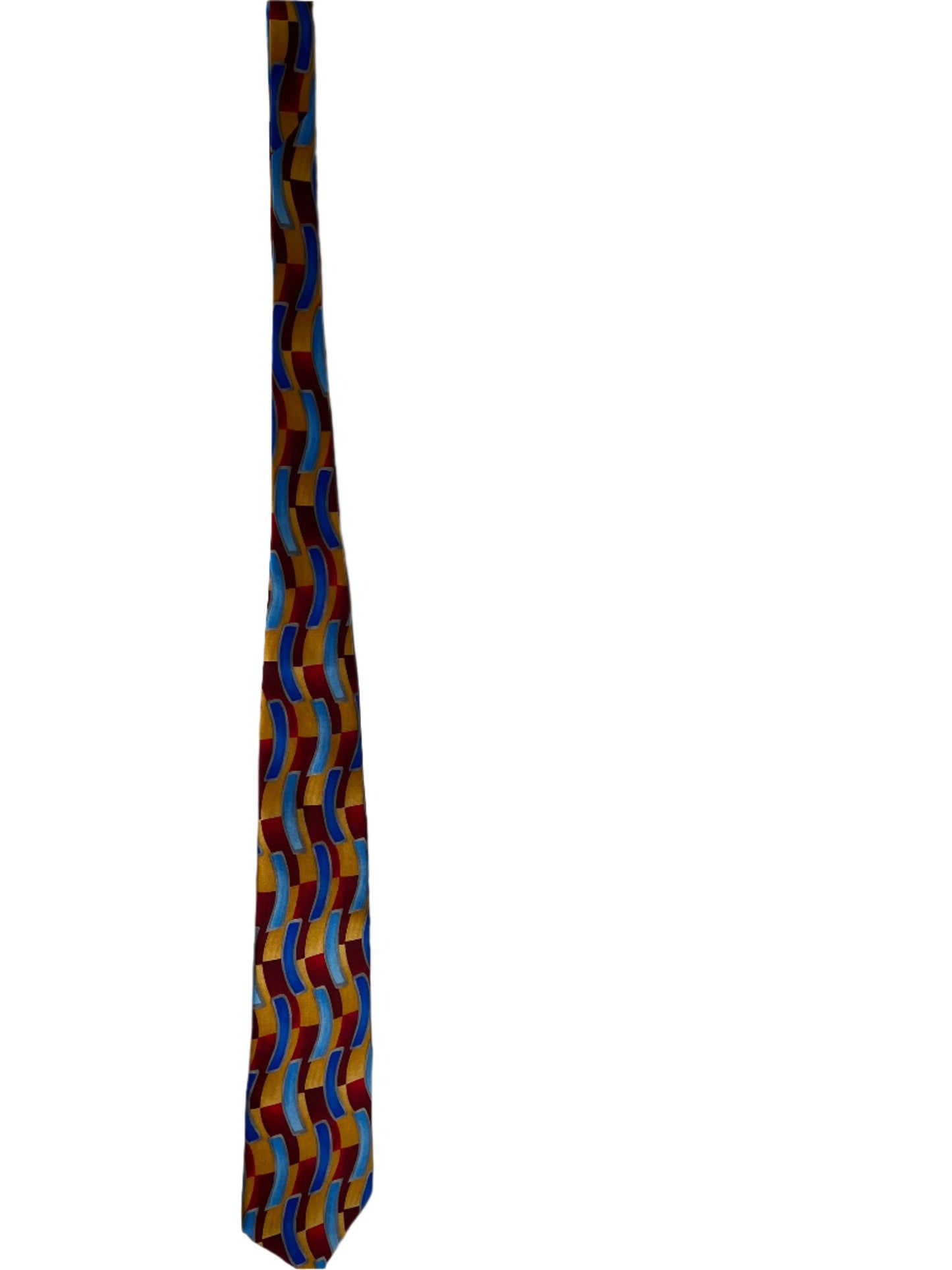 Jimmy V Multicolored(yellow, blue, red) Men’s Neck tie