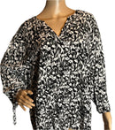 Jones & Co 3x Black & White loose fitted Tunic Blouse