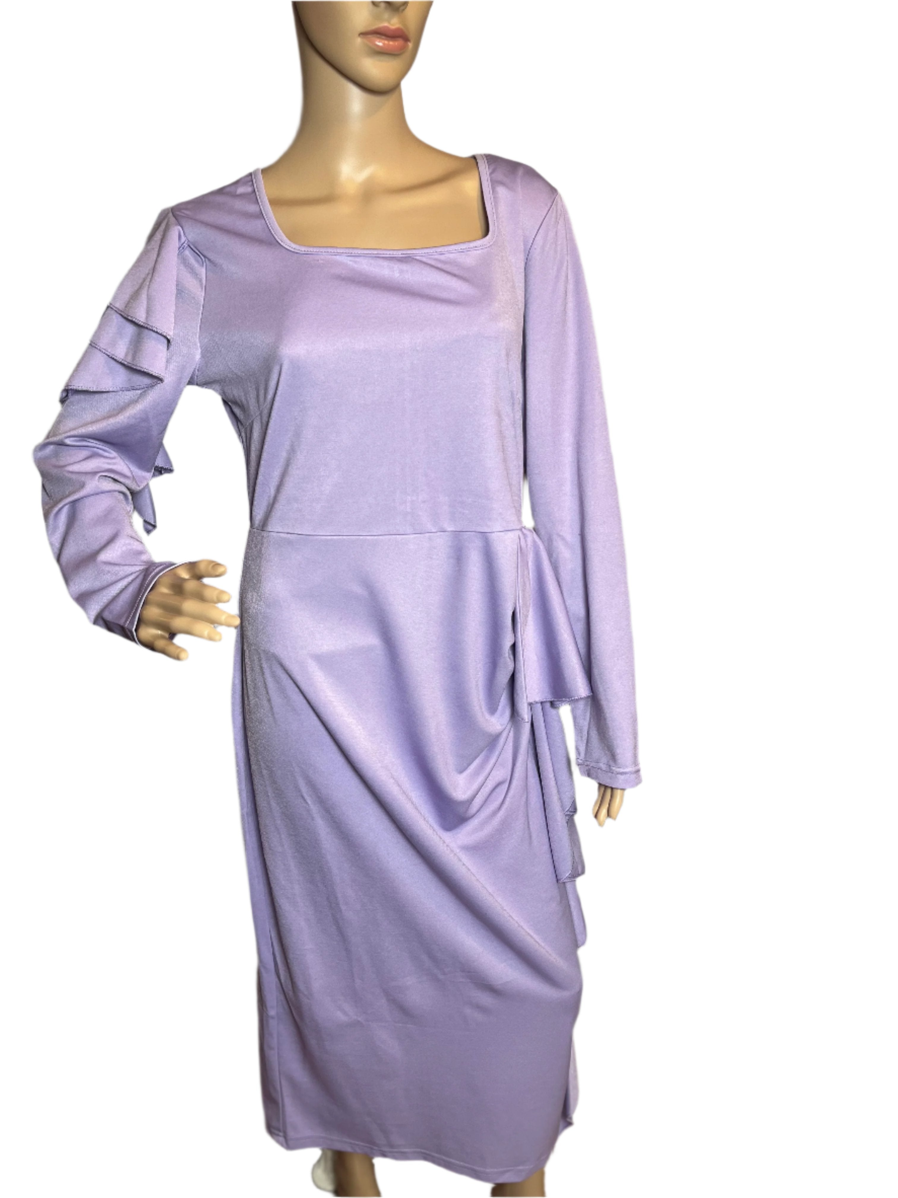 SHEIN Lavender Cocktail Dress(size 12)