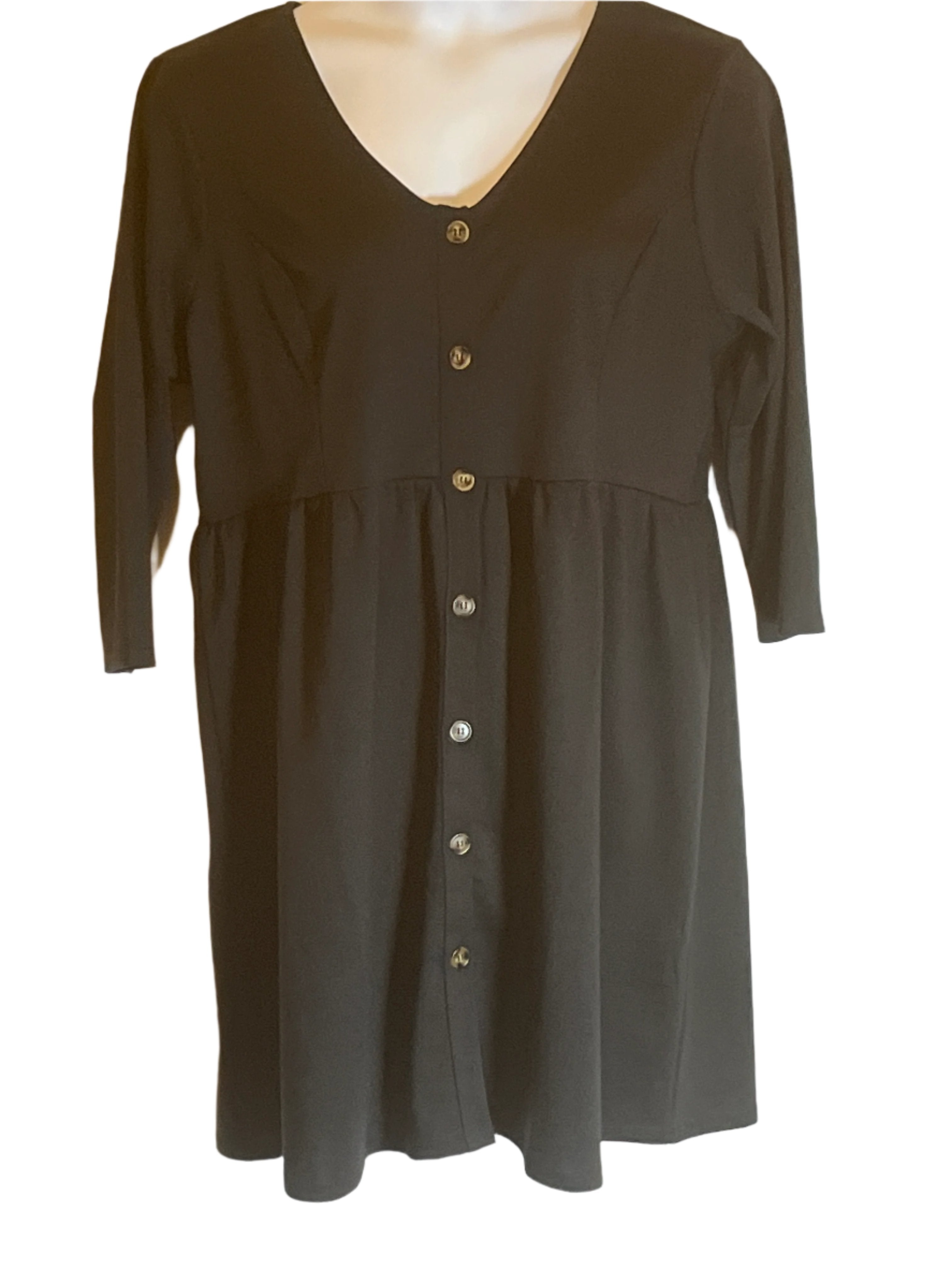 Black Casual dress 2x From NY Collection