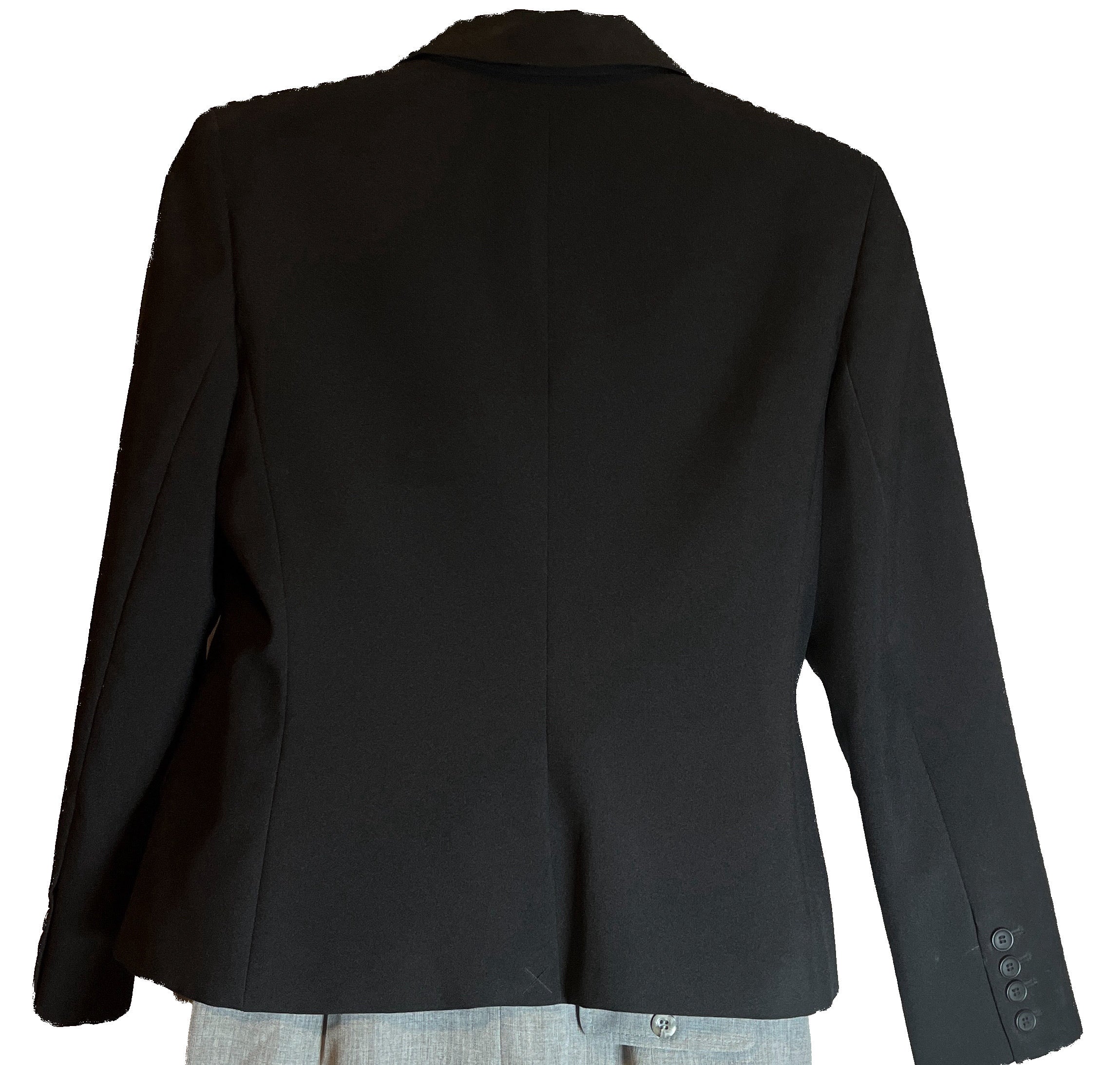 NY Company Black Buttoned Blazer (size 18)