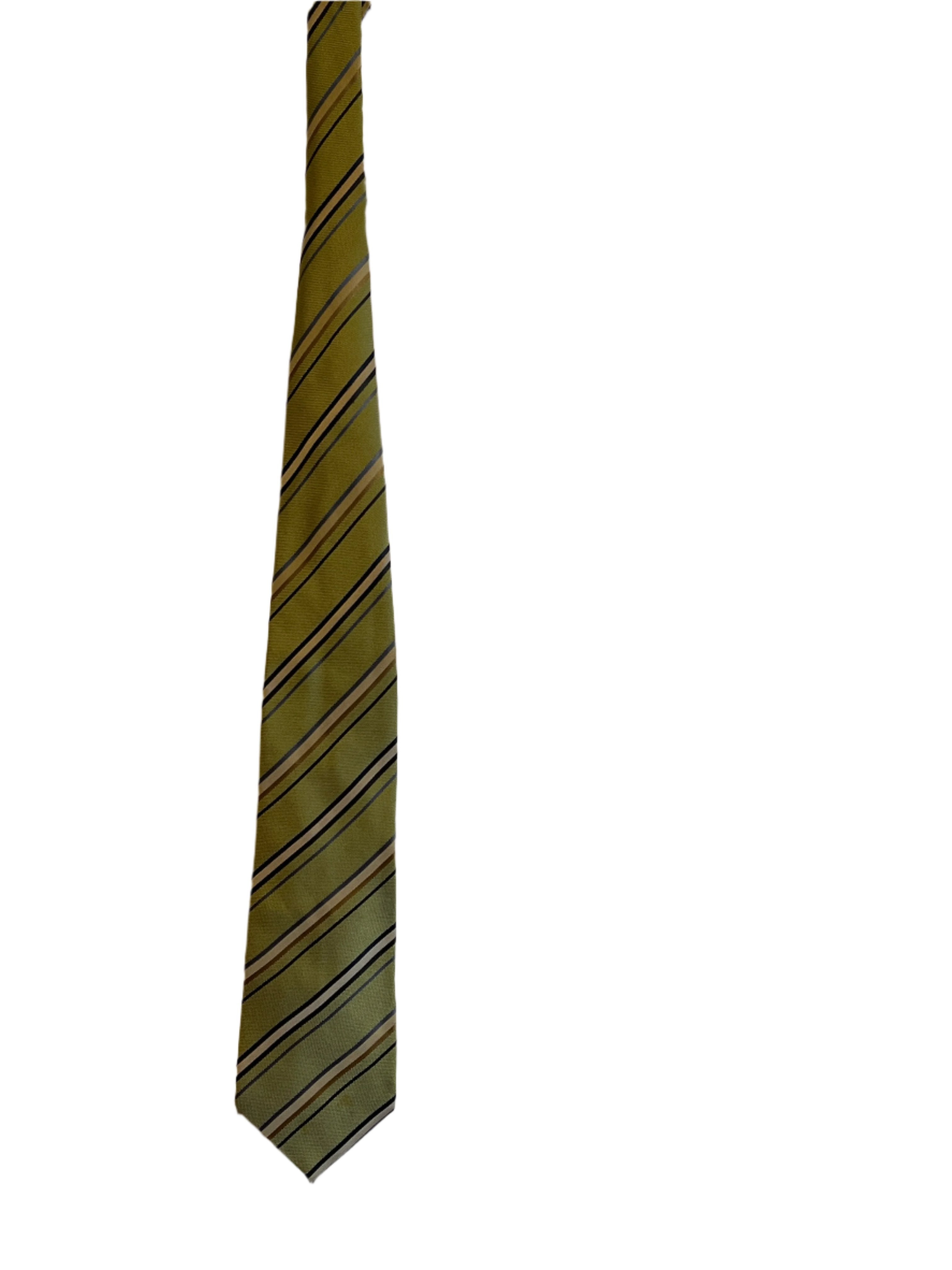 Men’s Green Silk Banana Republic Tie