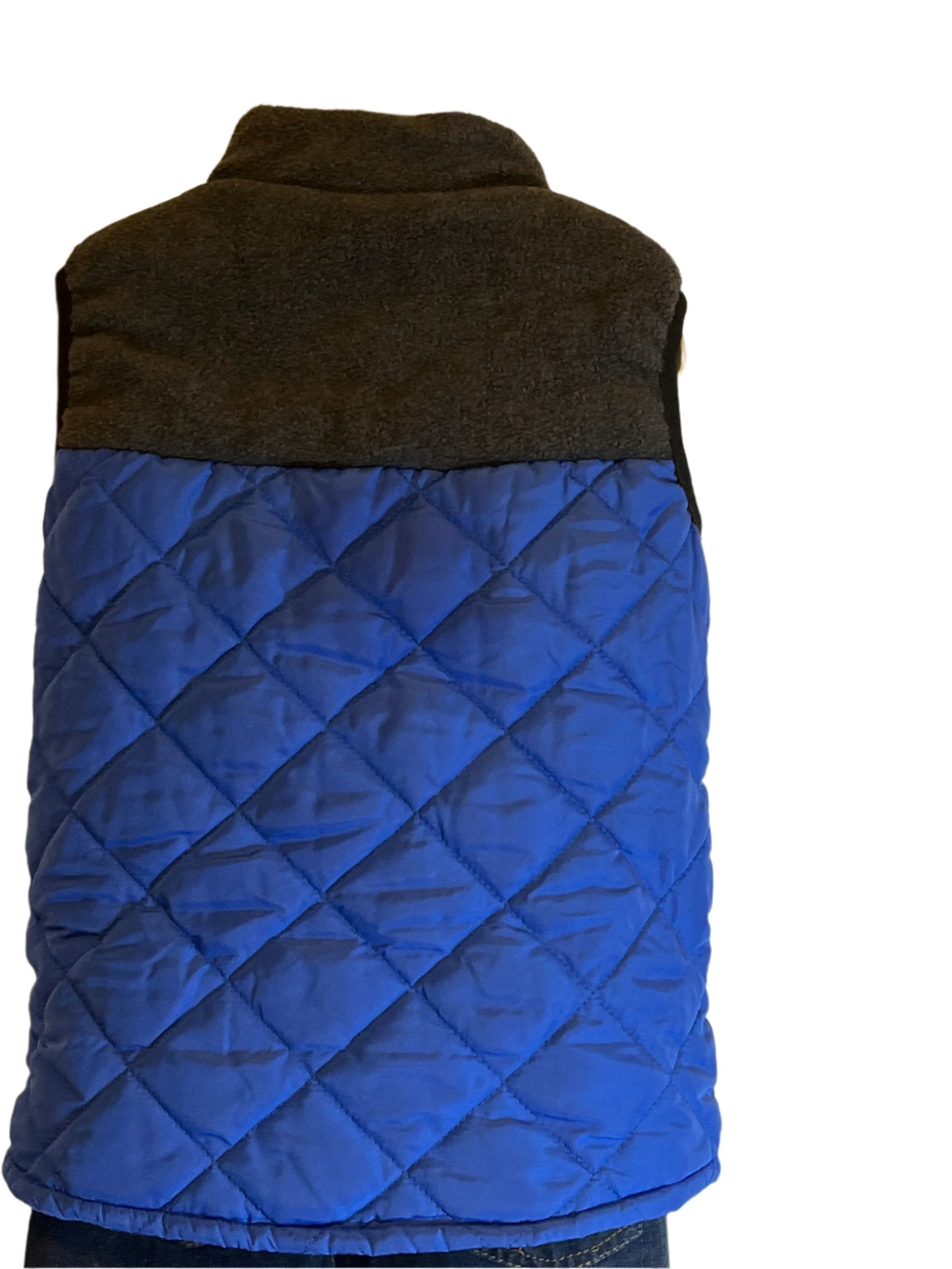 Blue Vest (insulated) Boys by Kids Headquarters (Size 4T) Blue/Black with Buttons