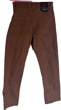 Boy's Brown pockets' Jeans by Swiss Cross(size 8)