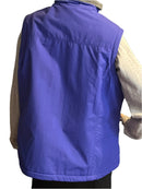 L.L. Bean Insulated Women’s Royal Blue vest with zippers(size Large)