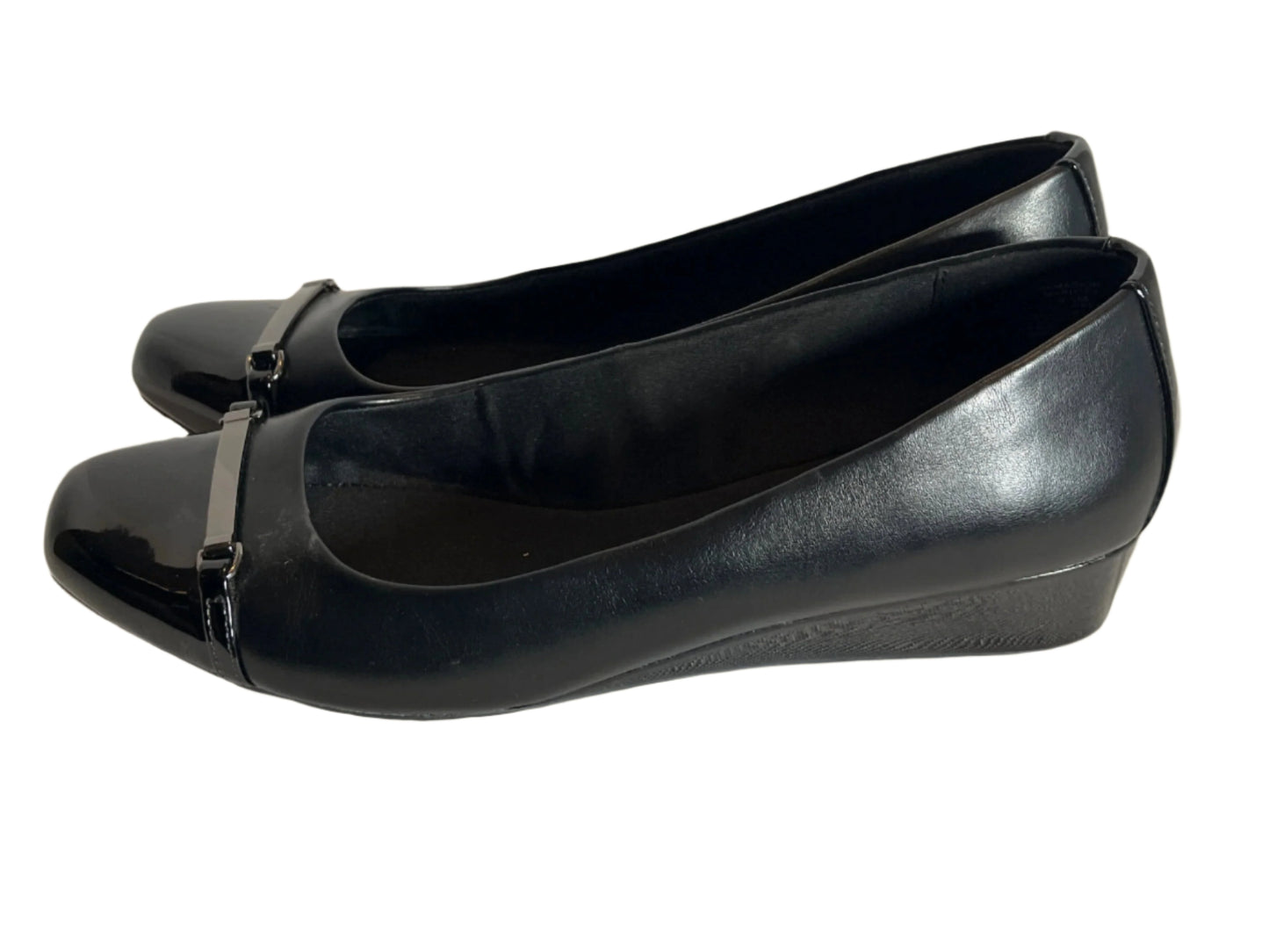 Ann Klein IFlex Black Loafer Dressy Shoes