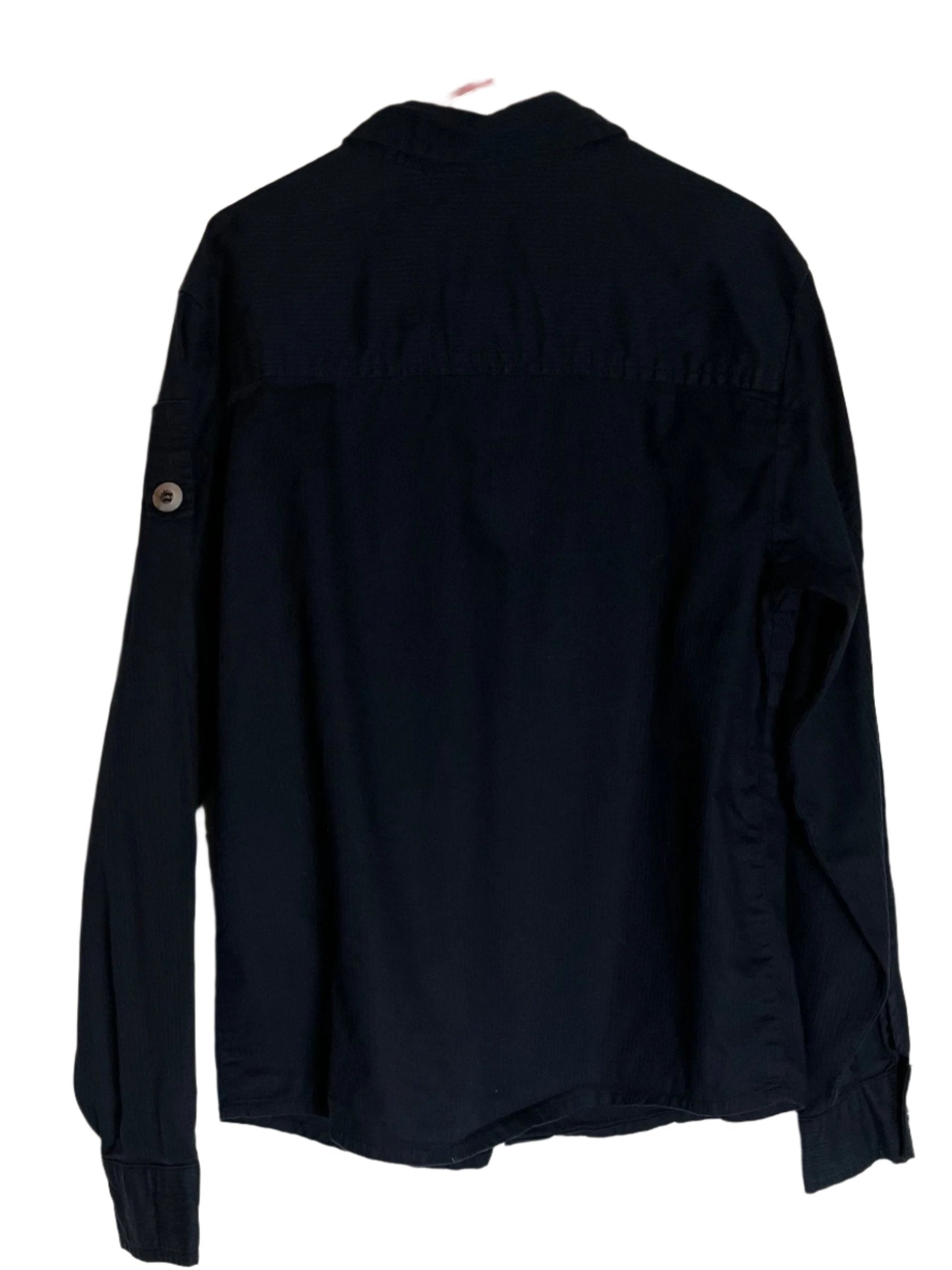 Christian Dior (size 8A) Dark blue Corduroy buttoned shirt