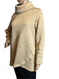 Medium Lands’ End Beige Insulated Sweatshirt