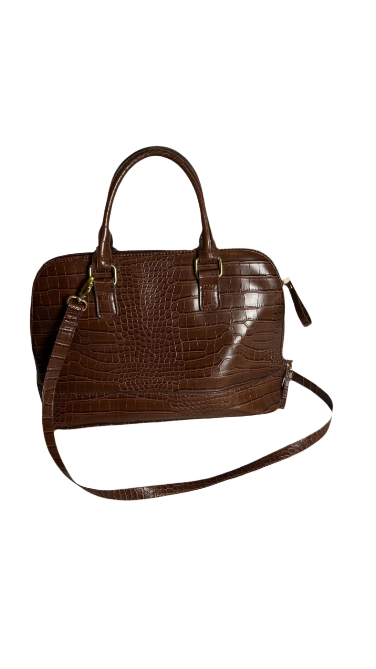 Bueno over Shoulder Brown Handbag