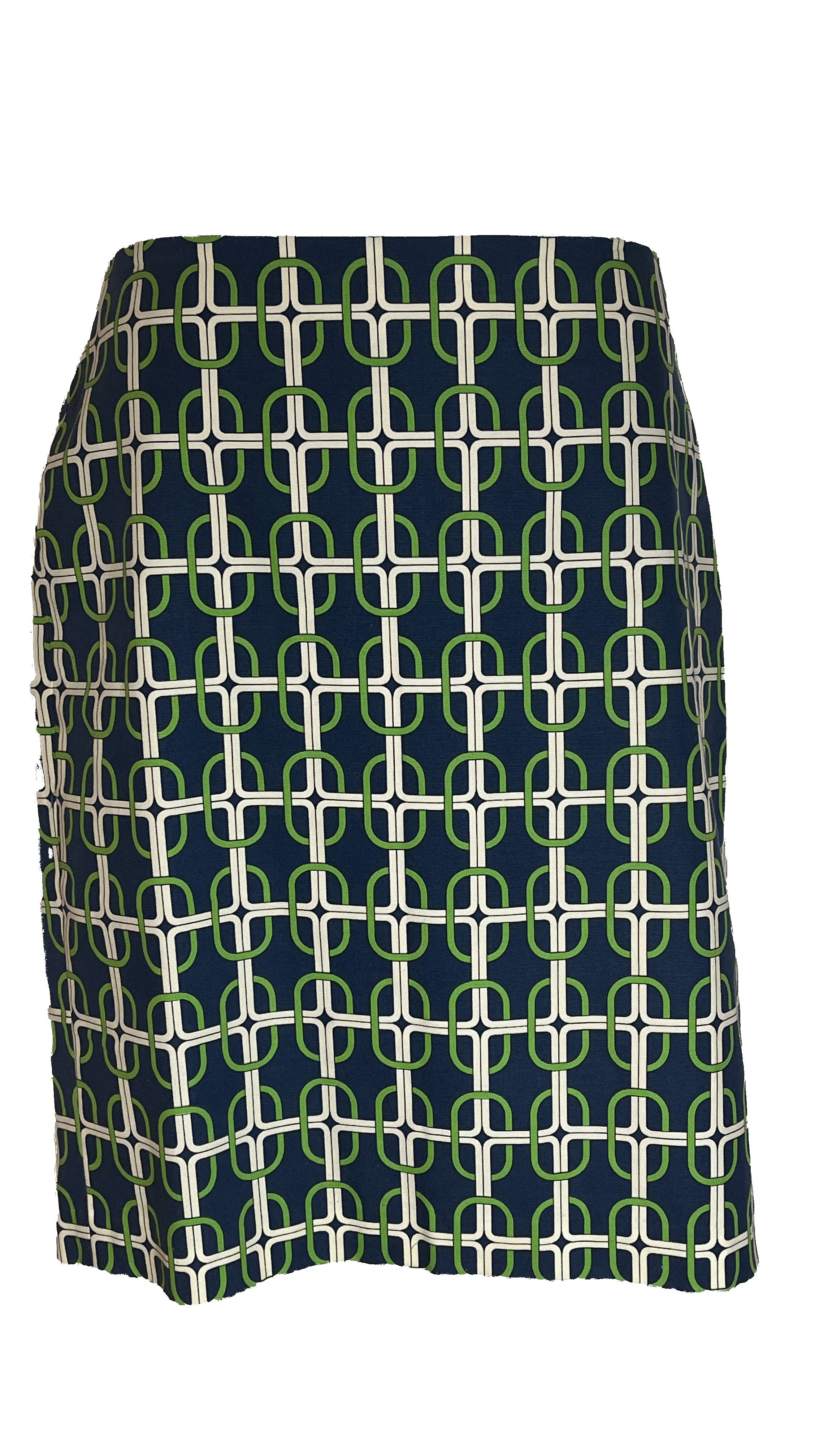 Talbots Multicolored Pencil skirt(green, blue, white) Size 12