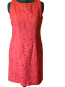 Jessica Howard Embroidered Orange  Pencil dress (size 14).