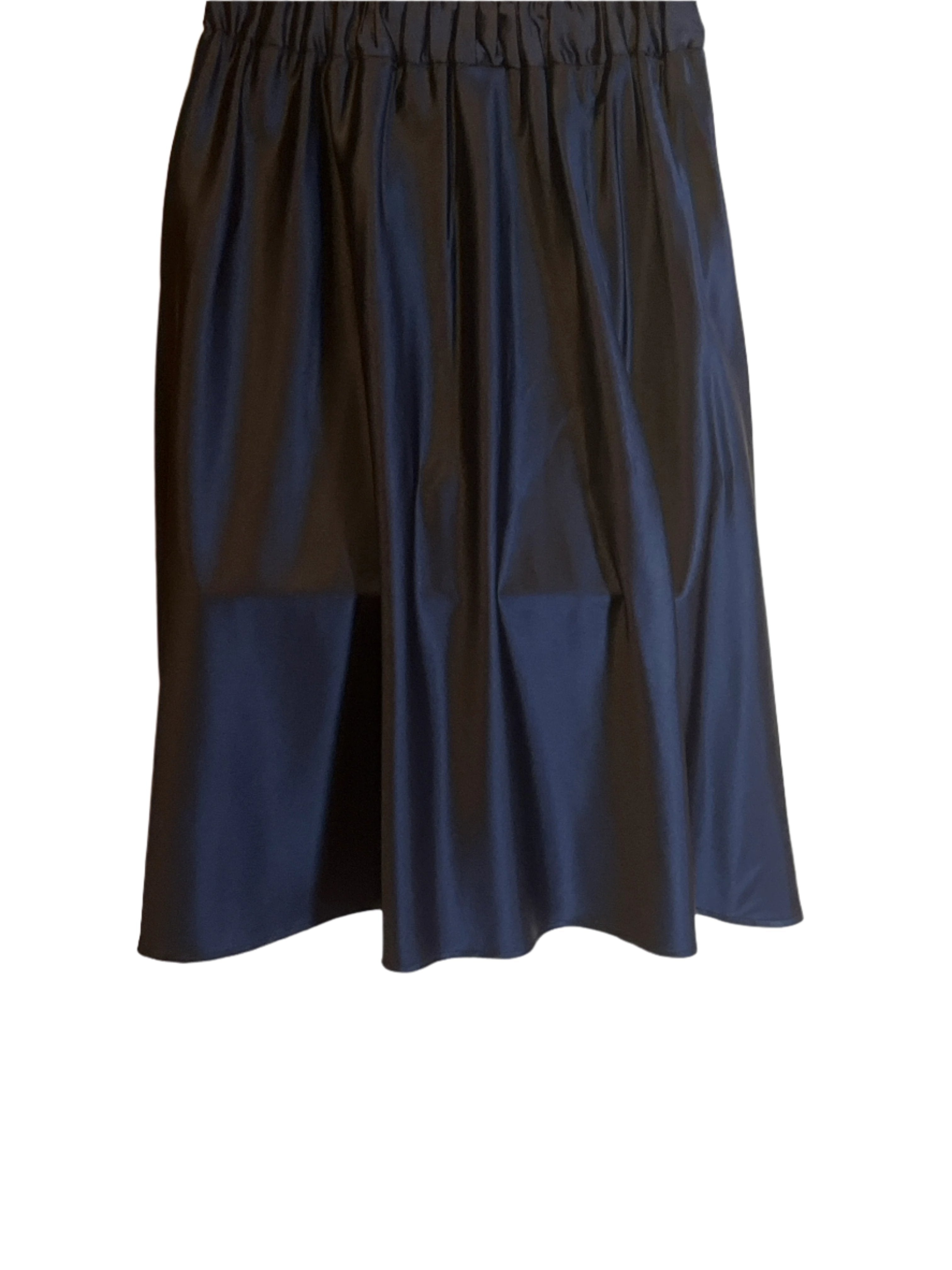 A New Day beautiful Navy Blue Soft Fit and Flare Skirt(size small)