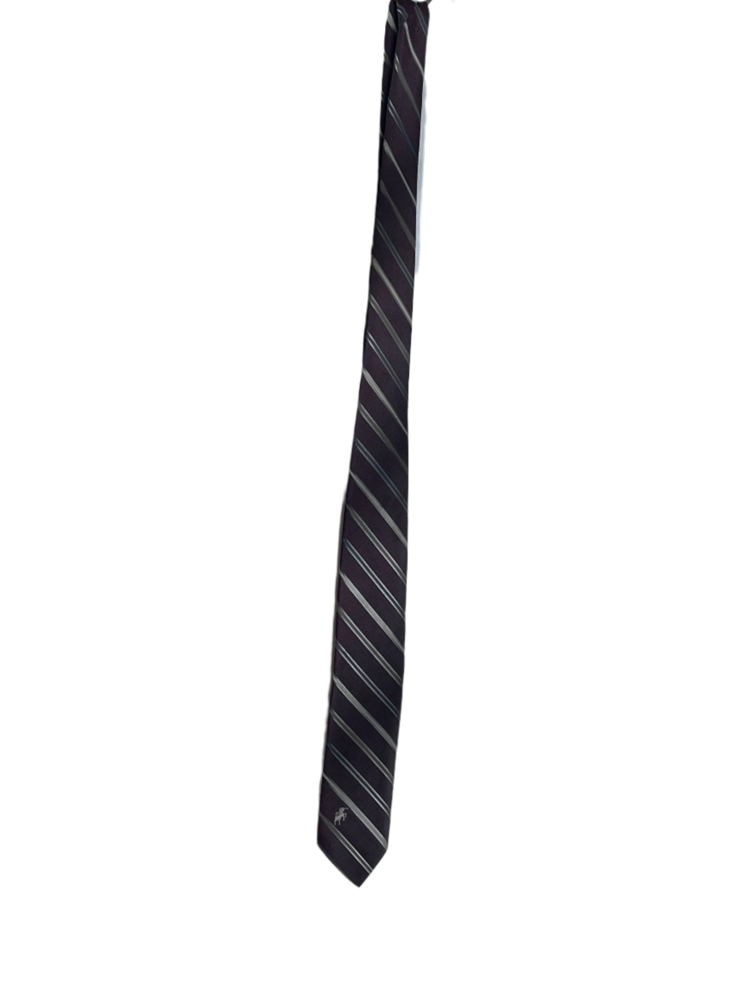 Bronzini Men’s Brown Striped Tie