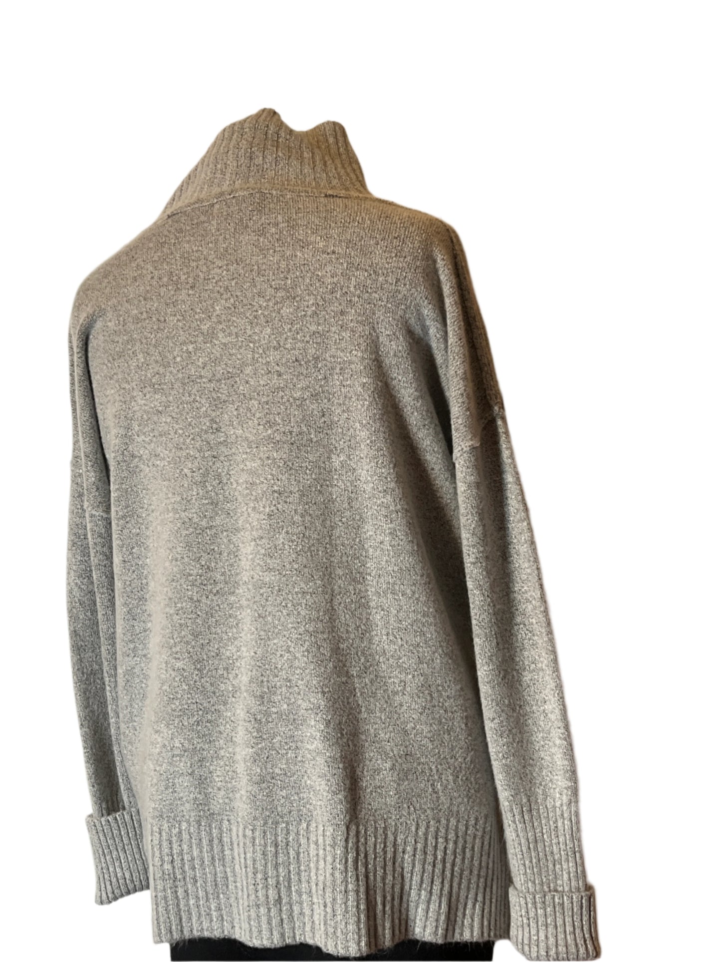 Pull gris chaud, confortable, doux et magnifique (taille Large)