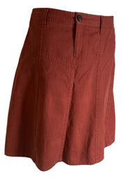 A line Burgundy Knee Length (size 6)skirt