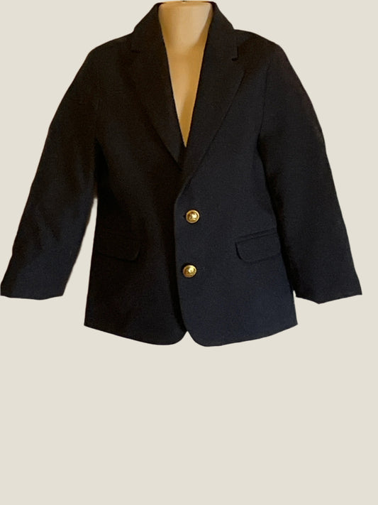 Nautica (Size 4T) Dark Blue -2 Buttoned Kids Suit Jacket