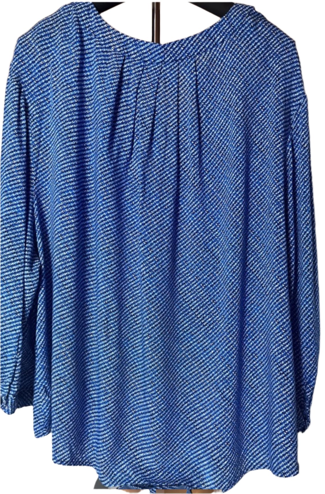 Wili Smith  Blue Pullover Loose Fitting Blouse (size 2x)