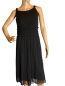 Max Studio fit & flare style black dress.  (Size Medium)