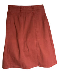 A line Burgundy Knee Length (size 6)skirt