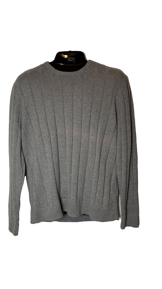 Nautica Men’s Gray Pullover Sweater (Size XL)