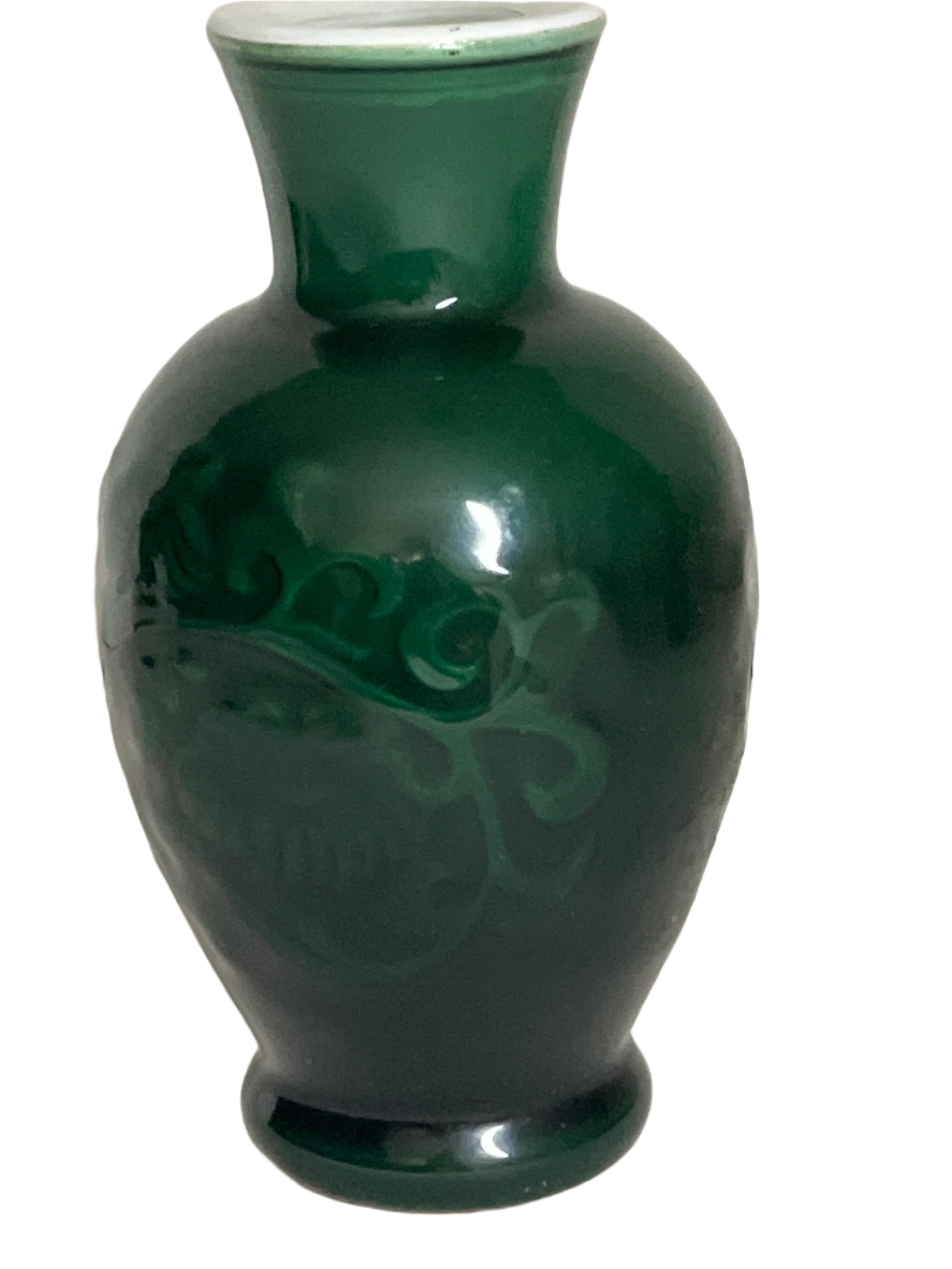 Small Jaded Greed Porcelain Flower Vase