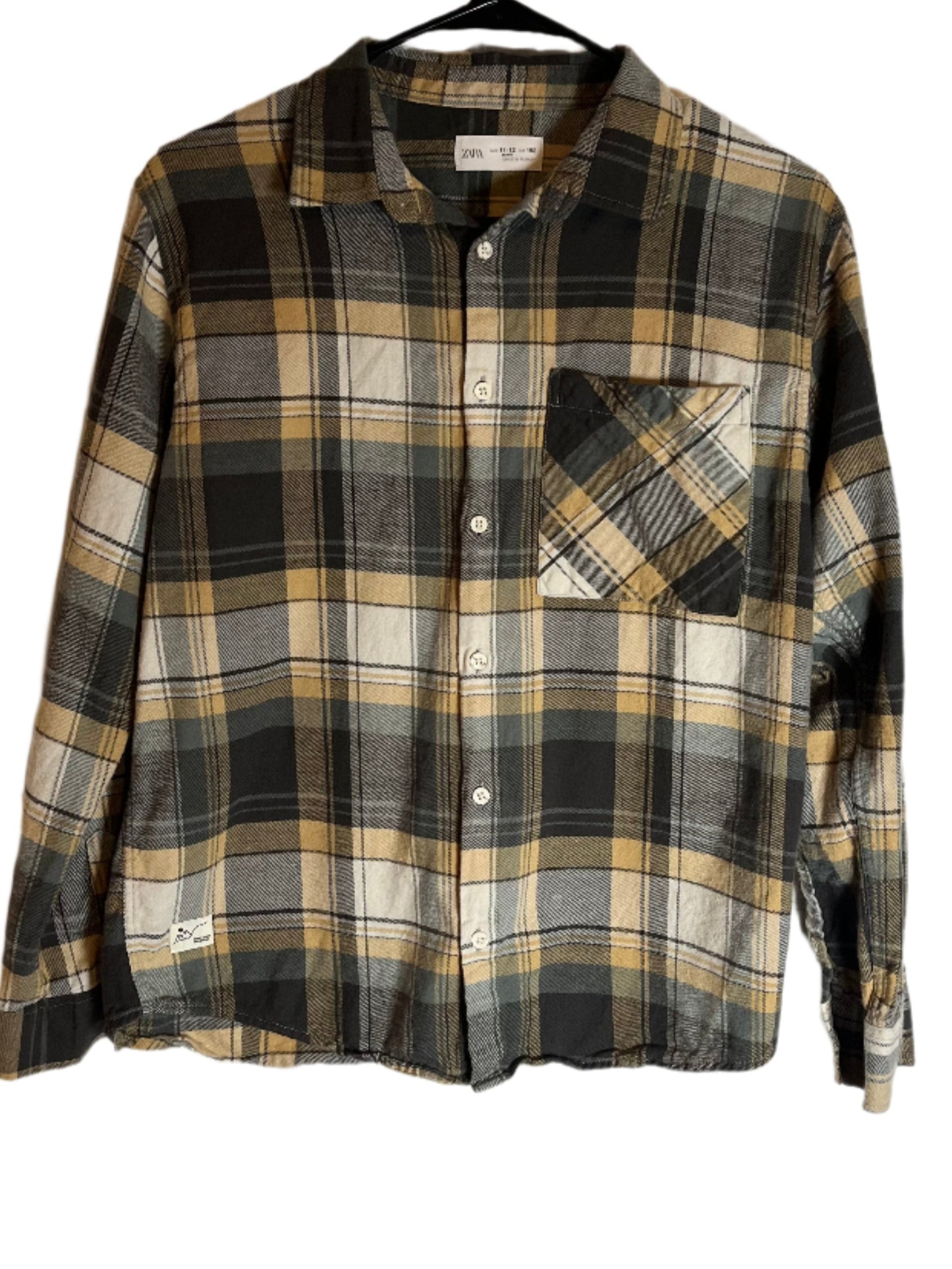 Zara warm buttoned shirt (size 11-12)